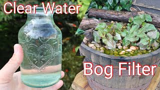 Diy Bog Filter from Whiskey Barrel - My Experience - Planting and Cleaning