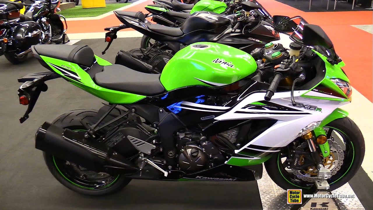 2015 Kawasaki Ninja ZX 6R 636 Walkaround 2015 Salon Moto De