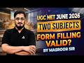 UGC NET Form Fill Up 2026 | UGC NET Ka 2 Subject Se Form Kaise bhar Sakte Hai ? | UGC NET New Update