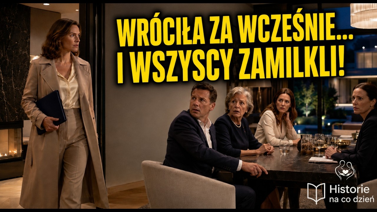 Weszłam do domu i od razu poczułam, że coś jest nie tak. Przy stole, na moim miejscu, siedziała Karolina, asystentka mojego męża, w perłowych kolczykach i z uśmiechem osoby, która wie, że wieczór...