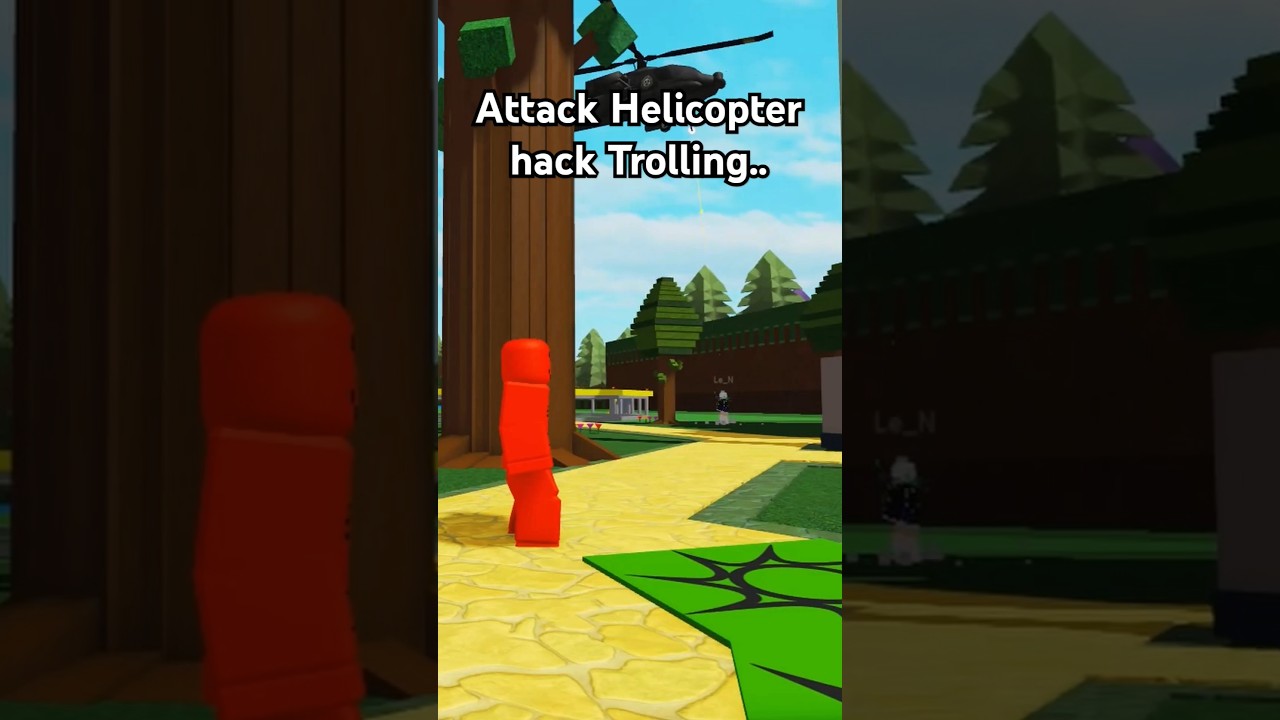 Attack Helicopter HACK trolling.. 