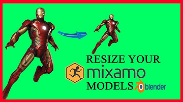 RESIZE YOUR MIXAMO ANIMATED MODEL IN BLENDER//hindi tutorial @odiavfxboys @kalingafilms4985