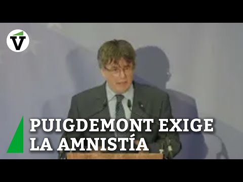 Puigdemont exige la amnistía a Sánchez y el "abandono de la vía judicial contra el independentismo"