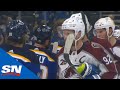 Colorado Avalanche And St Louis Blues Exchange Handshakes After Four-Game Sweep