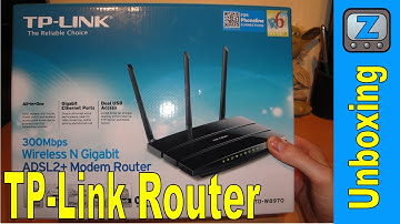 TP-Link TD-W8970 Router Unboxing