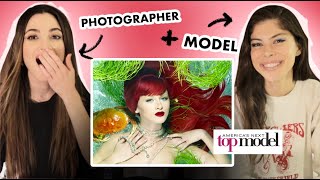 Photographer & Model REACT to UNDERWATER Americas Next Top Model Photoshoot