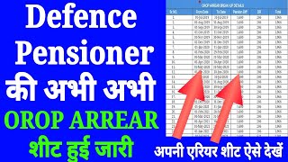 ?☝️?7th Pay Commission News, defence pension orop latest news today, Pension Pensioner orop orop2