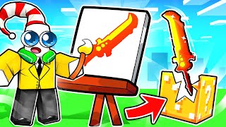 Roblox Bedwars But Anything I Draw Comes To Life!