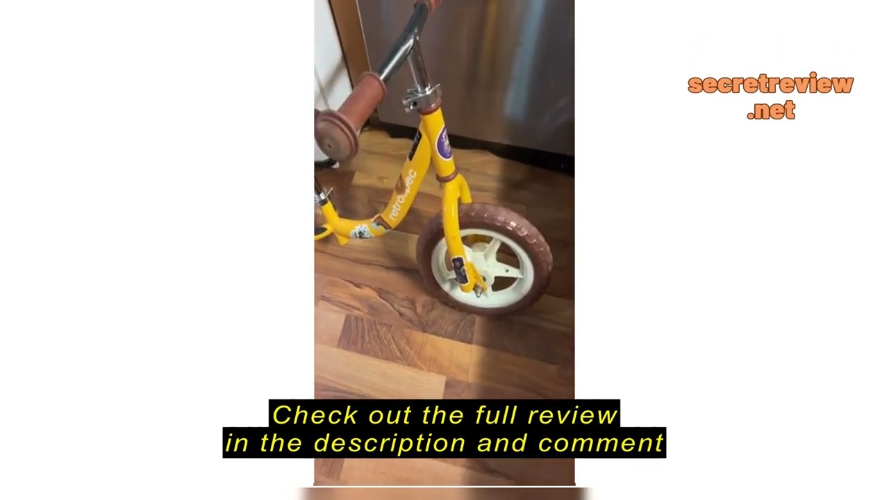 Review Retrospec Cub 2 Toddler 12" Balance Bike, 18 Months - 3 Years Old, No Pedal Beginner Kids Bic