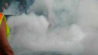burnout chevy s-10 truck.AVI
