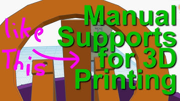 Manual Support Generation for 3D Printing