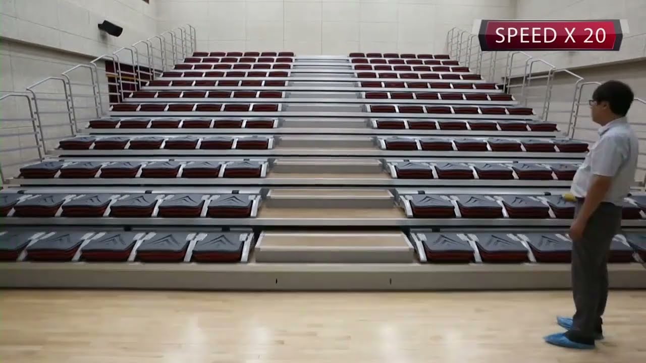 Indtrades  telescopic, demountable, auditorium, lecture hall, and stadium seating systems