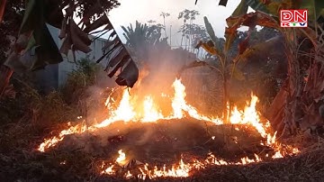 Hiểm họa thường trực từ đốt rác và cỏ khô