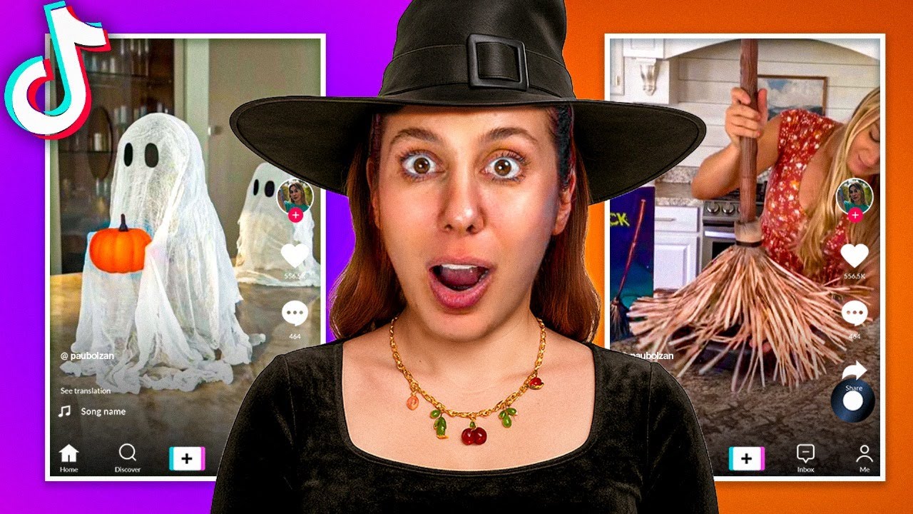 Pongo a prueba MANUALIDADES de HALLOWEEN VIRALES de TIKTOK 🔮 🐈‍⬛ 🌙