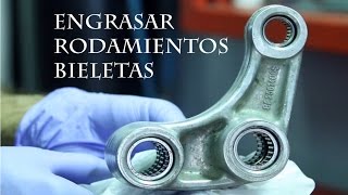 Engrasar rodamientos de bieletas de moto