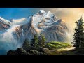 Painting a Beautiful Mountain Landscape with Acrylics | Art Candy Nepal | Nepali Artist |