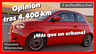 Uno de mis coches eléctricos favoritos: Fiat 500 e Opinión tras más de 4.400 km