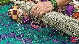घर पर झाड़ू कैसे बनाये || how to make broom at home || jhadu banane ka aasan tarika ||