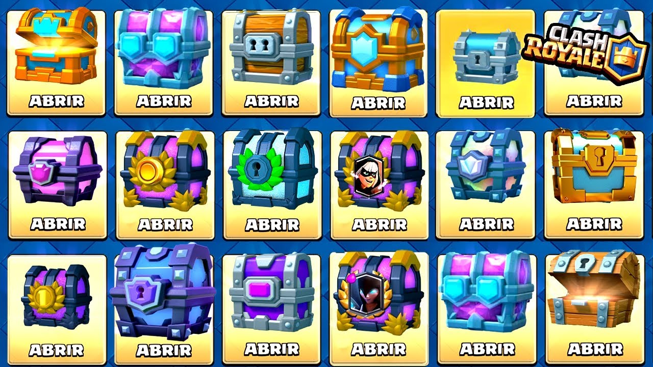 Resultado de imagen para todos los cofres de clash royale