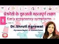 प्रेगनेंसी के 8 शुरूआती महत्वपूर्ण लक्षण||8 Early pregnancy symptoms(Hindi)-Dr Shruti