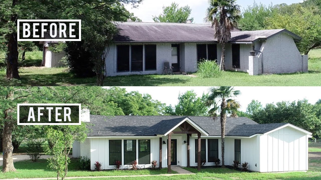 Modern Farmhouse Renovation Before And After Real Estate Alley