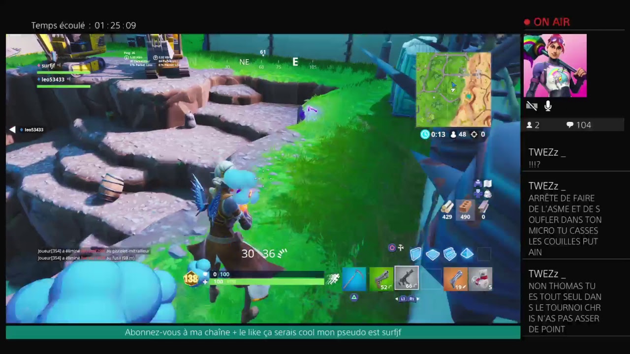 live fortnite ps4 tournoi arene on tryhard - pseudo tryhard fortnite