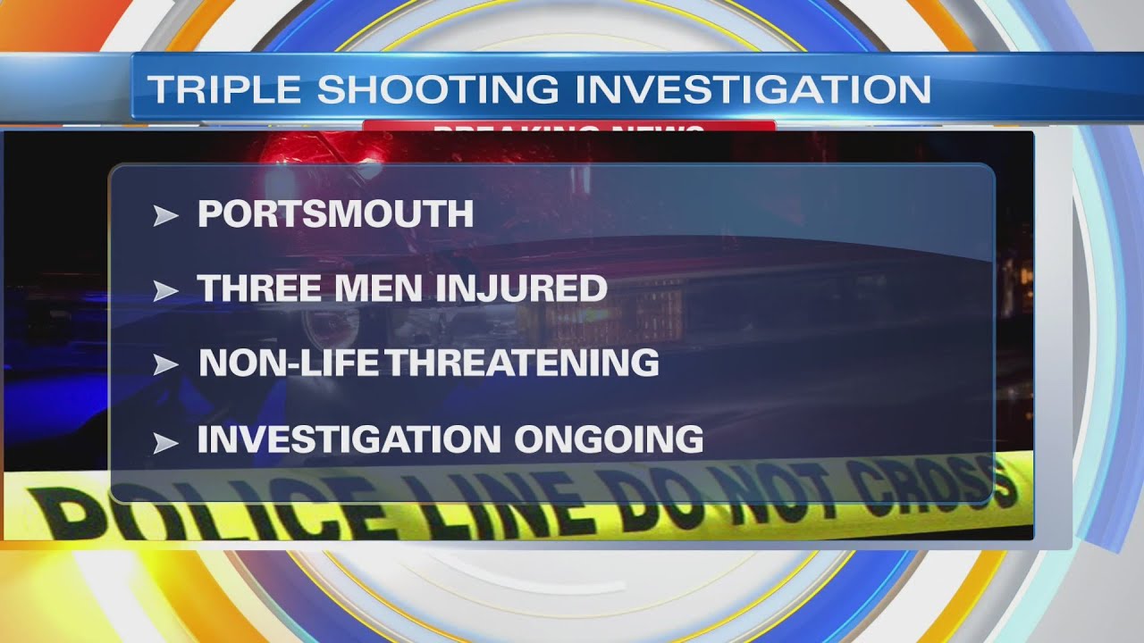 Police investigating triple shooting in Portsmouth - YouTube