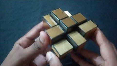 How to solve mirror cube part- 1 first layer in easy method