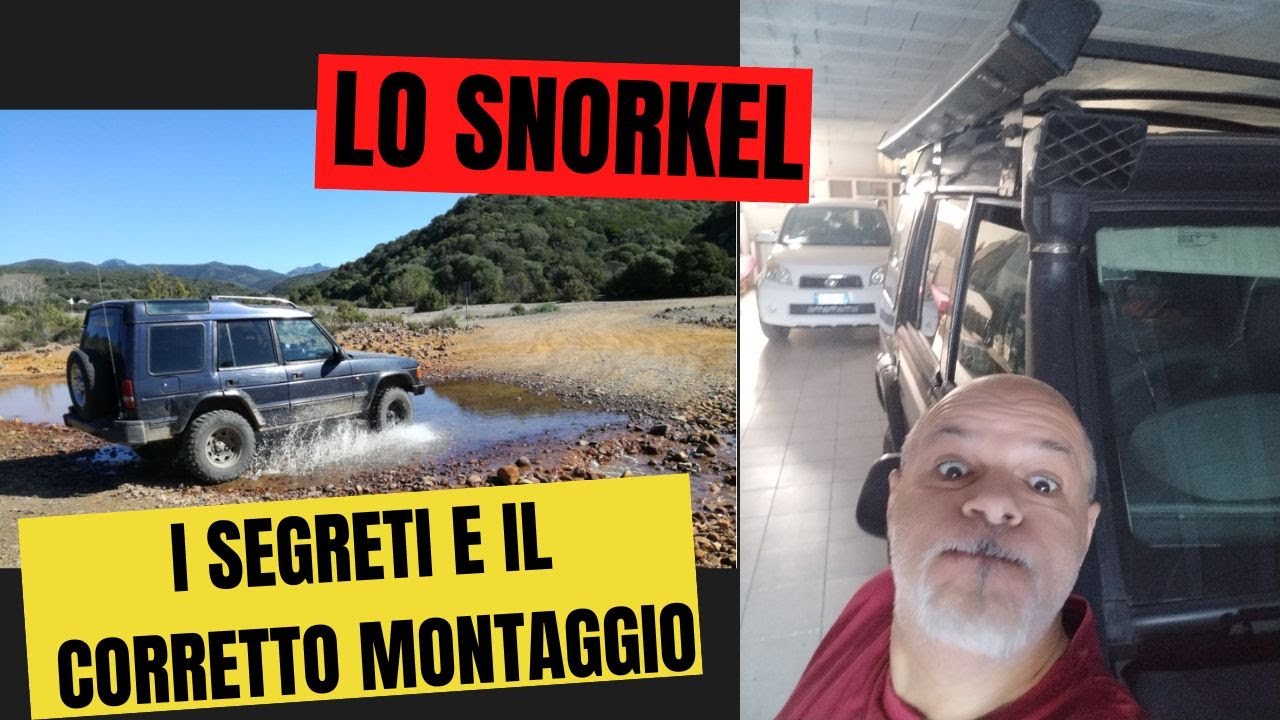 COME INSTALLARE CORRETTAMENTE LO SNORKEL SU dISCOVERY 300 Tdi PREPARAZIONE PER GUADI E FIUMI