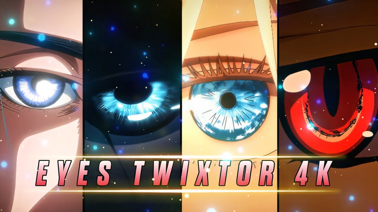 ANIME EYES TWIXTOR 4K || 4K CLIPS FOR EDITING