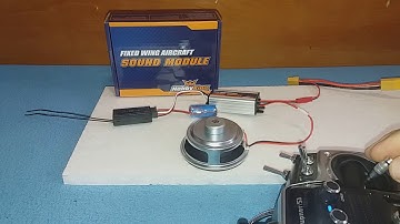 Fixed wing aircraft sound module from Hobby King