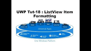 ListView  Alternative Item Style in UWP Tutorial Part-18