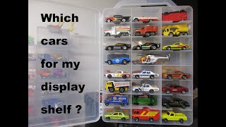 Help Me Pick Cars for My Diecast Shelf. Hot Wheels Matchbox MBX 1:64