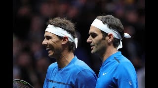 2017 Laver Cup Doubles R. Nadal/R.Federer vs. S.Querrey/J.Sock / FULL MATCH screenshot 5