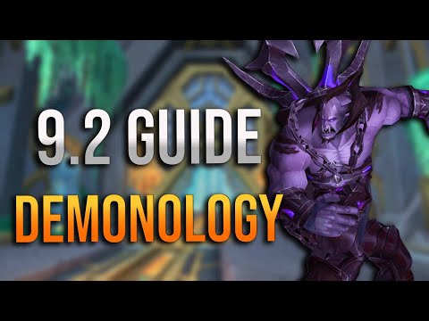 9.2 Demonology Warlock DPS Guide! Talents, Tier Sets, Legendaries, Covenants and More!