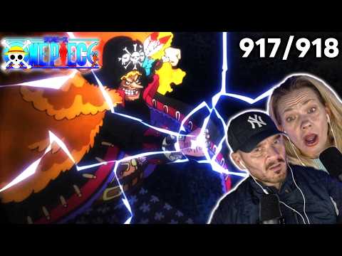 GECKO MORIA VS BLACK BEARD | ONE PIECE | 917 - 918 | Reaction & Discussion