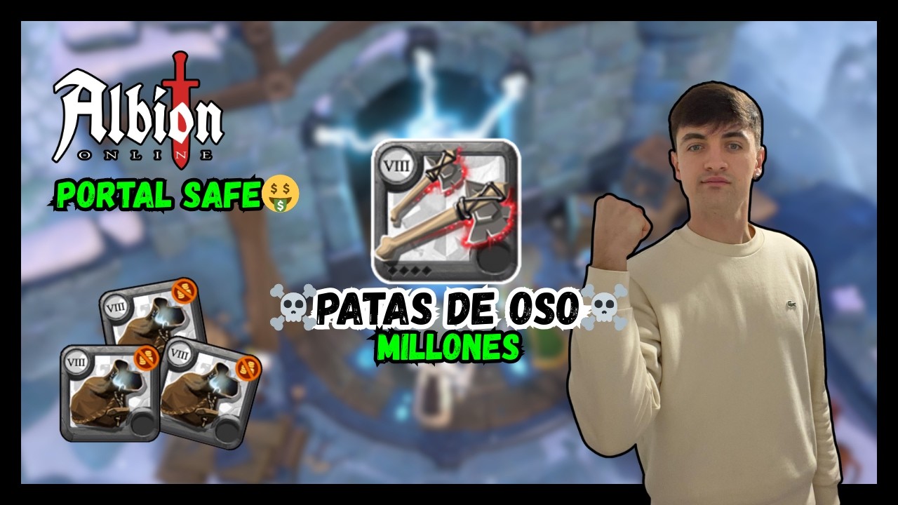 🤑Cómo GANAR PLATA en Albion Online con Portal SAFE (Patas de Oso)
