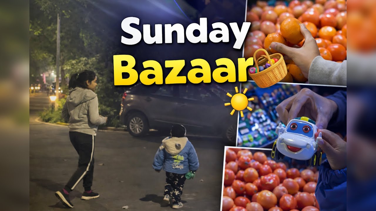 Sunday market vlog | 
