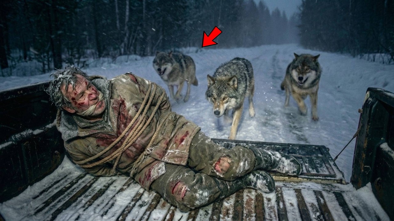 Старик оставил тайный знак на снегу — и только волчья стая откликнулась на его зов!