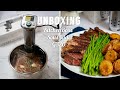 UNBOXING & TESTING KitchenBoss Sous Vide G320 cooker & Vacuum sealer | Pan-seared Beef Steak recipe thumbnail