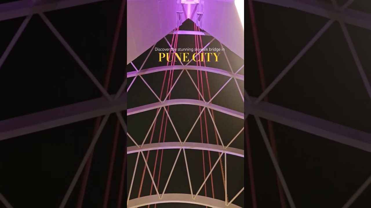 PUNE's newest landmark: the skywalk bridge 