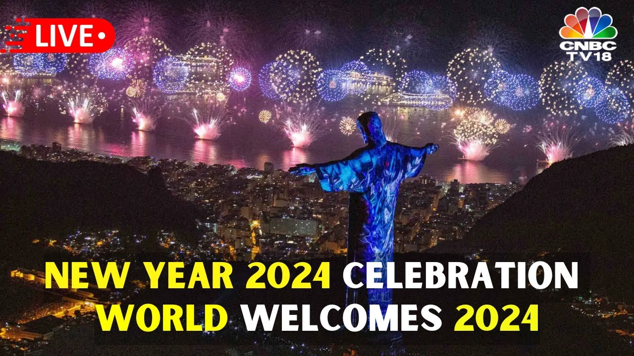 LIVE New Year 2024 Celebrations Rio, Dubai, NYC, Las Vegas Fireworks