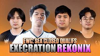EXECRATION vs REKONIX- WATCH PARTY WITH KUKUYS - EWC SEA Closed Qualifs