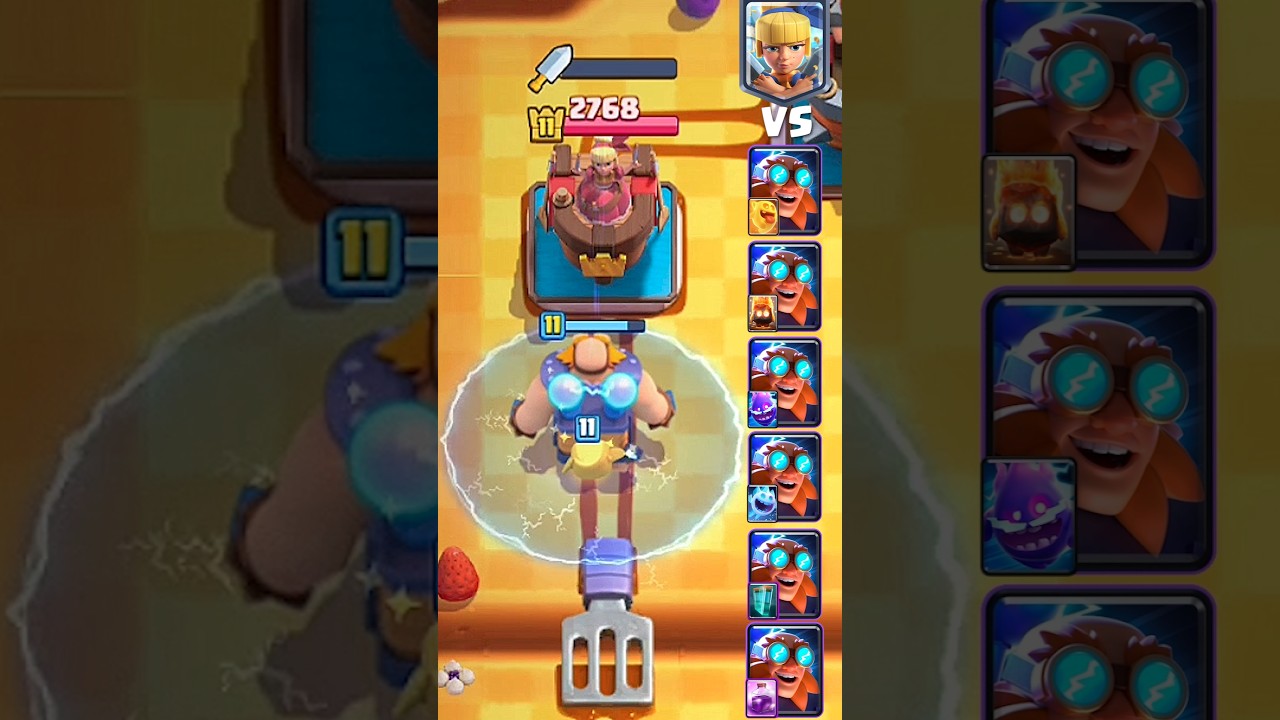 Dagger Duchess vs Electro Giant Combo 🔥#clashroyale #supercell #gaming #shorts #youtube