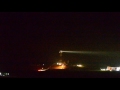 Portland Bill Lighthouse and foghorn at night