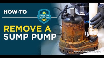 How to remove a sump pump