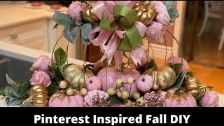 Pinterest Inspired Fall DIY - Make a Fall Centrepiece with Me - I Love Fall & Halloween - Part 1