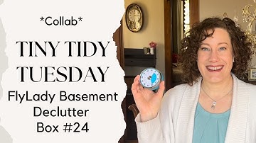 Tiny Tidy Tuesday Collab | Box #24 | FlyLady Babystep Basement Declutter