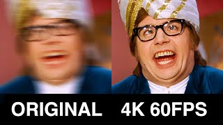 I Upscaled AUSTIN POWERS (1997) To 4K 60FPS Using Artificial Intelligence & The Results are Fantasti