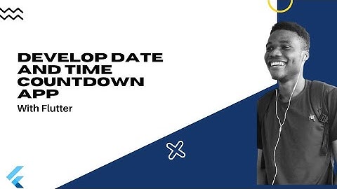 Flutter : How to create a Date and time count down